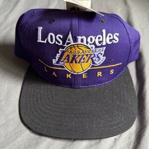 Los Angeles Lakers Twins Enterprise Snapback Hat NEW WITH TAGS